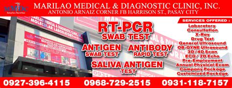 marilao medical and diagnostic center marilao, bulacan|Marilao Medical & Diagnostic Clinic, Inc. PASAY City Branch.